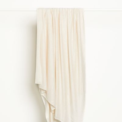 REMNANT  85x140 // Fine Linen Knit - Creamy White