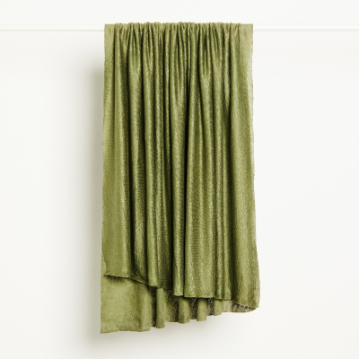 Fine Linen Knit - Olive Green