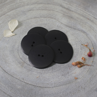 Palm Buttons, 25 mm - Black