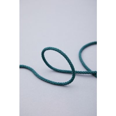 REMNANT  0,7 m // Round Cotton Cord, 5 mm-Bottle Green