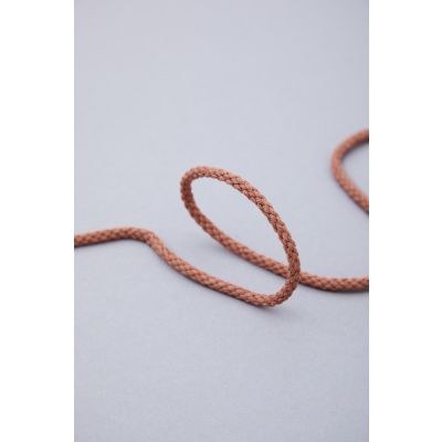 Round Cotton Cord, 5 mm-Sienna