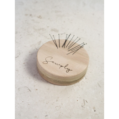Magnetic Wooden Pincushion