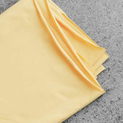 REMNANT 30x170 // Organic Single Stretch Jersey - Blonde Yellow