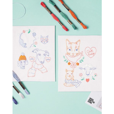 Super Fluffy Animals - Embroidery Kit