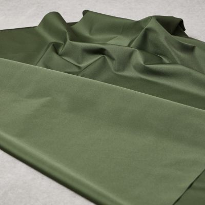REMNANT 50x150 // Thelma Solid - Green Khaki