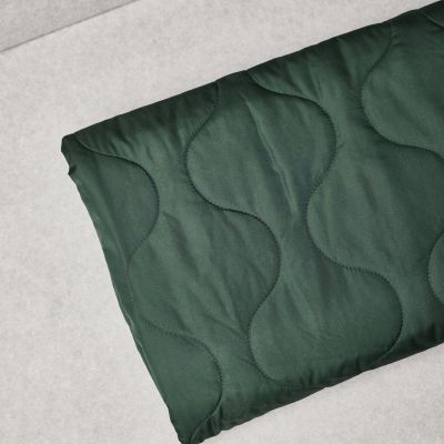 REMNANT   15x150 // Thelma Thermal Quilt - Wave Bottle Green
