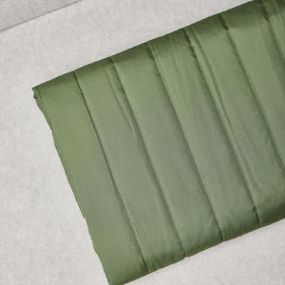 Thelma Thermal Quilt - Strip Green Khaki