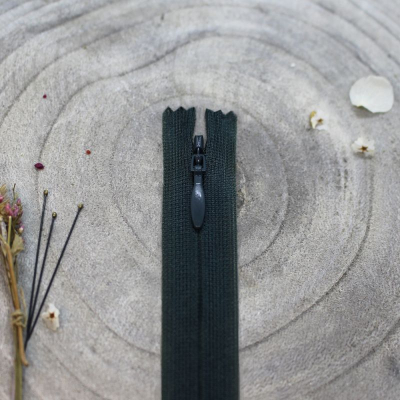 Invisible zipper, 60 cm - Forest/Smokey